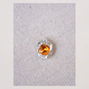 VELRI Amber Orange Baroque Pearl Pendant