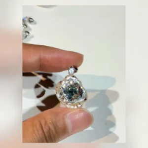 VELRI Smoky Blue Baroque Pearl Pendant