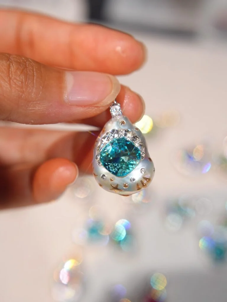 Aquamarine Blue